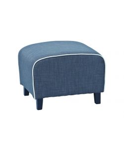 Pouf grigio 48 x 39 x 36 h cm