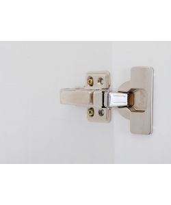 Inter Link Armadio Elegante in Pino Massello Bianco - 197x198 cm