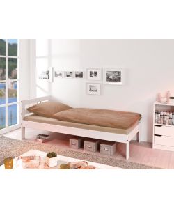 Letto Singolo Fana 90 x 200 Bianco