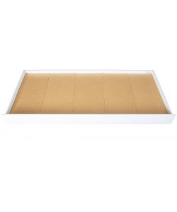 Inter Link Cassetto Estraibile Bianco 200 cm - Secondo Letto con Ruote - L 194 x P 94 x H 22 cm