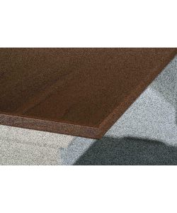 Inter Link Pino Massello Panca Bianco Marrone 110x37x45 - Buffet 2 Ante + 2 Cassetti 90x45x86H - Pino Massello Verniciato Ad Acqua Grigio + Top Marrone Seppia