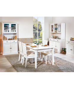 Vetrina Westerland 90 x 45 x 181 Bianco