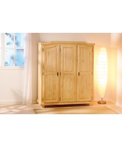 Armadio 3 ante 150 x 56 x 180 Naturale Bern