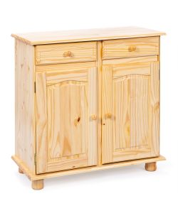 Credenza 2 ante e 2 cassetti Pamina 88 x 43 x 87 Naturale