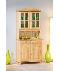 Credenza in pino massello 2 ante e 2 cassetti