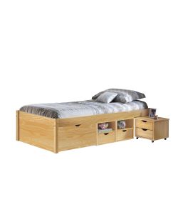 Letto 90 x 200 Naturale con doghe Class