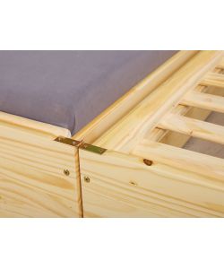 Letto Singolo Lotar 90 x 200 Naturale