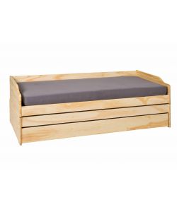 Letto Singolo Lotar 90 x 200 Naturale