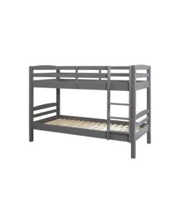 Letto Castello In Pino Tinto Grigio 90X200