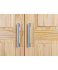 Armadio in Pino Massello Naturale 140x55x190 - Pratico e Spazioso