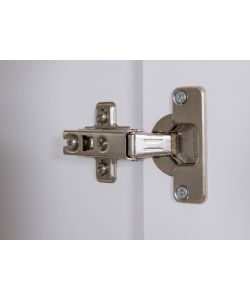 Inter Link Armadio Moderno Ranya Bianco con 4 Ante e 2 Cassetti - Spazioso e Funzionale