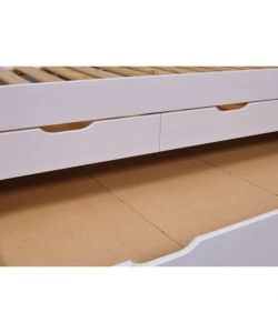 Letto Singolo Desert Rain Bianco 205 x 98 x 63 cm