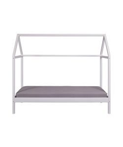 Inter Link Letto SunRoad in legno a casetta 90x200 bianco per bambini