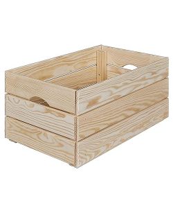 Inter Link Scatola in legno impilabile naturale 51 x 31,5 x 23 cm