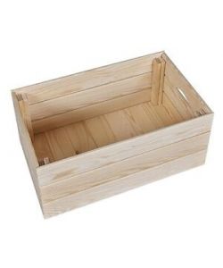 Inter Link Scatola in legno impilabile naturale 51 x 31,5 x 23 cm
