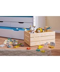 Inter Link Scatola in legno impilabile naturale 51 x 31,5 x 23 cm