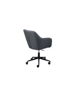 Poltrona Girevole Metallo nero 61,5X63X83,4-91