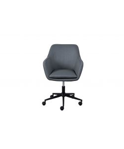 Poltrona Girevole Metallo nero 61,5X63X83,4-91