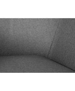 Poltrona Girevole Metallo nero 61,5X63X83,4-91