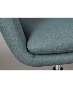 Poltrona Girevole blu 61,5X63X83,4-91
