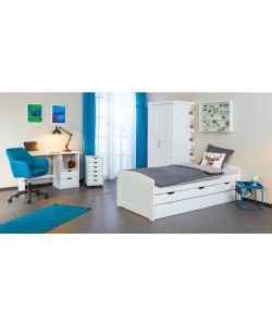 Poltrona Girevole blu 61,5X63X83,4-91