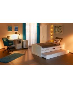 Poltrona Girevole blu 61,5X63X83,4-91