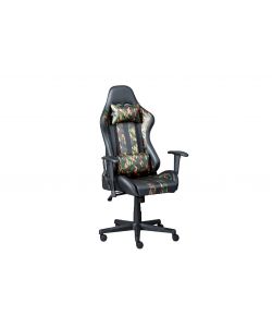 Action  Hero Poltrona Gaming In Pu Nero E Camouflage