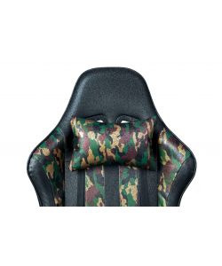 Action  Hero Poltrona Gaming In Pu Nero E Camouflage