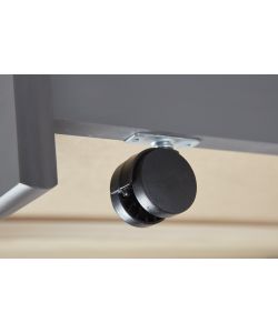 Inter Link Malte Divano Letto 90x200 Grigio - Divano con Letto Superiore e Cassone Estraibile - Pino Massello