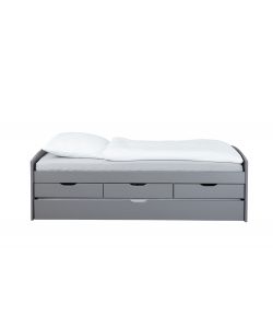 Rieka Doppio letto 90 x 200 Grigio