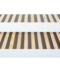 Inter Link Letto Singolo Sleep Well con Letto Estraibile - Pino Bianco 236x95 cm