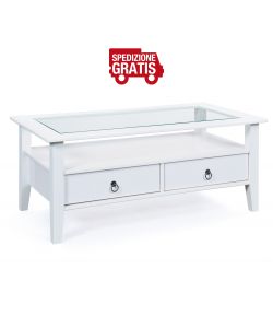 Tavolino Provence 115 x 60 x 45 Bianco