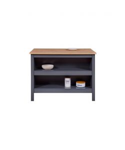 Tavolo Nellina in laminato Grigio Quercia 124 x 75 x 91,5 cm