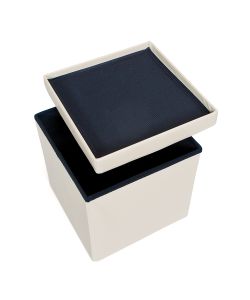 Pouf contenitore 38 cm Beige