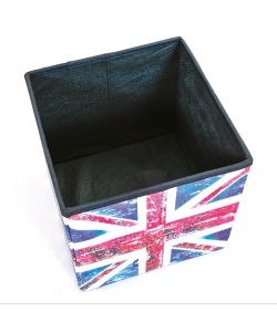 Scatola con coperchio 38 cm bandiera Union Jack