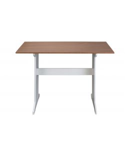 Tavolo pino bianco marrone 110x70x75