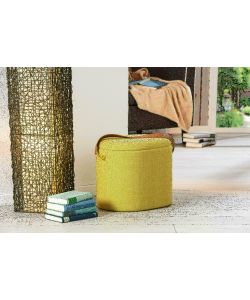 Dilia Pouf contenitore Giallo-Verde