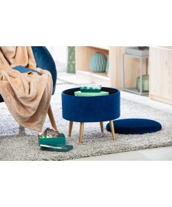 Willandra Blau Pouf contenitore