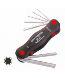 Chiavi Brugola 2,0/ 8 Pz 7 Pieghevoli  351Pg7 Wiha