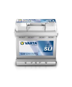 VARTA Batteria Auto Blue Dynamic C22 52Ah 470A - Tecnologia PowerFrame