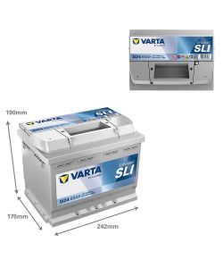 VARTA Batteria Auto Blue Dynamic 60Ah 12V - Fabbisogno Medio - Italia