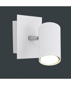 Faretto da parete Marley GU10 25W 12x12x15h cm Bianco