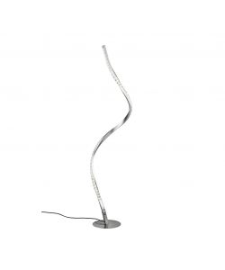 Lampada Piantana Rubin SMD LED 9W 810lm 3000K Alluminio spazzolato