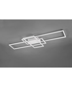 Plafoniera a soffitto Irvine SMD LED 60W 7100lm Bianco Opaco 105x6x42 cm