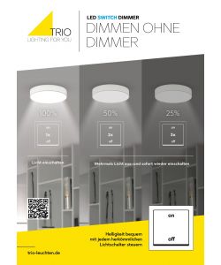 Trio Italia Lampada a Sospensione LED Bianca Salinas 34W 4400lm 4000K