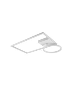 Plafoniera Verso LED Bianca 63 cm Regolabile con Snodo Orientabile