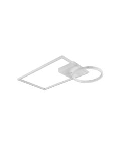 Plafoniera Verso LED Bianca 63 cm Regolabile con Snodo Orientabile