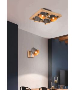Lampada Bell da parete E14 25W 11x11cm Trio Lighting