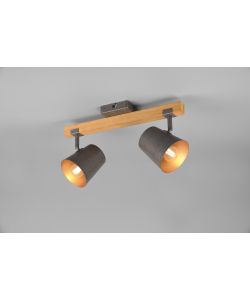 Lampada Bell 2 Faretti E14 25W 42x14x23cm