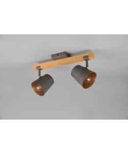 Lampada Bell 2 Faretti E14 25W 42x14x23cm